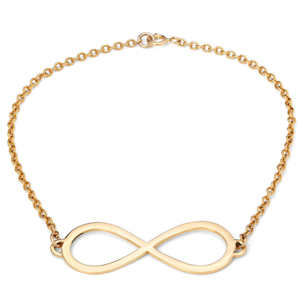 Pulseira em Ouro Amarelo 18k Infinito