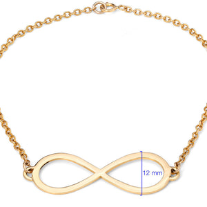 Pulseira em Ouro Amarelo 18k Infinito