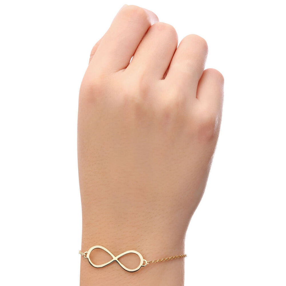 Pulseira em Ouro Amarelo 18k Infinito