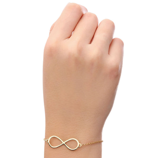 Pulseira em Ouro Amarelo 18k Infinito