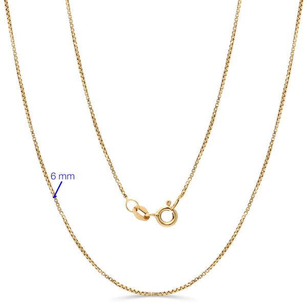 Corrente Malha Veneziana 46 cm Ouro Amarelo