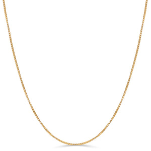 Corrente Malha Veneziana 45 cm Ouro Amarelo 18 k