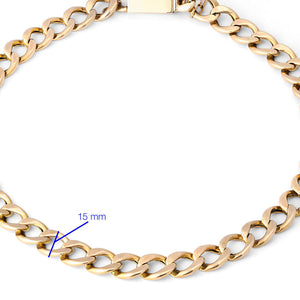Pulseira em Ouro Amarelo 18k com Berloque São Bento