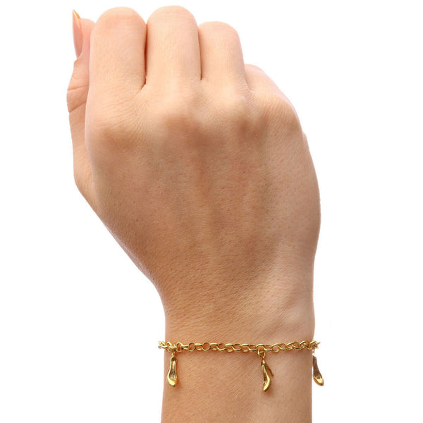 Pulseira em Ouro Amarelo 18k com Berloques Sapatinhos