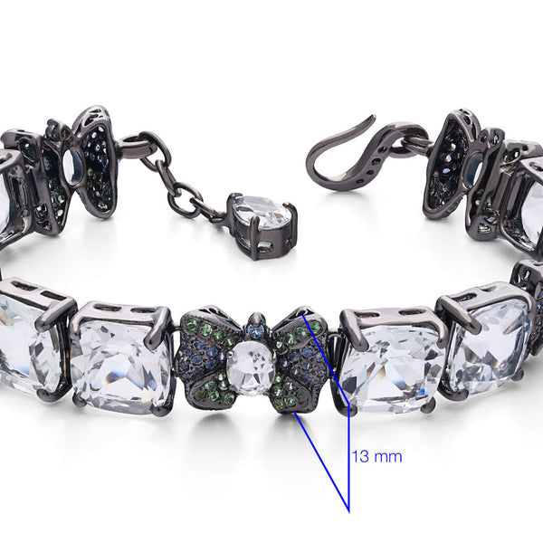 Pulseira Linha Premium em Prata 925 com Mix de Pedras