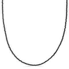 Colar em Prata 925 Briolet Black Spinel