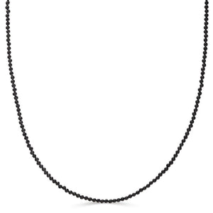 Colar em Prata 925 Briolet Black Spinel