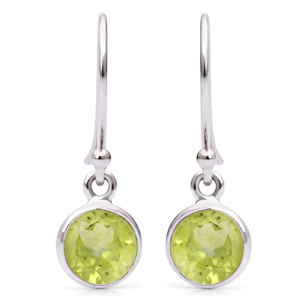 Par de Brinco em Prata 925 com Peridoto