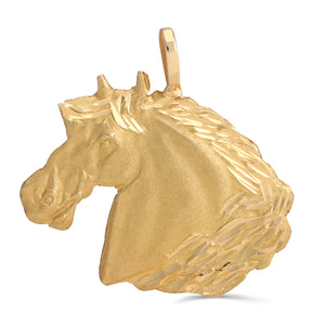 PINGENTE  CAVALO  AU AM 18K