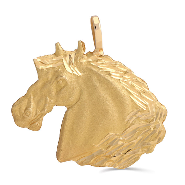 PINGENTE  CAVALO  AU AM 18K