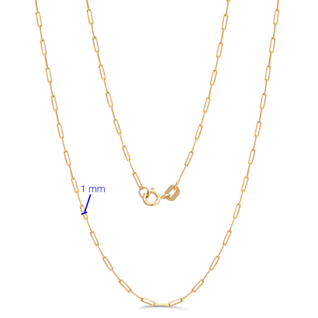 Corrente Malha Cartier Ouro Amarelo 18k - 40,5 cm