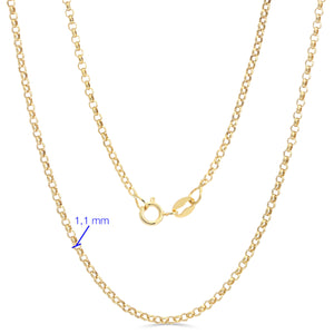 CORRENTE ELOS, 45CM AU AM 18K <AROS: DIM.:>