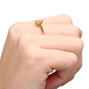 Conjunto em Prata 925 Gota com Zircônias