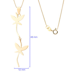 Pingente Em Ouro Amarelo 18k Libélula
