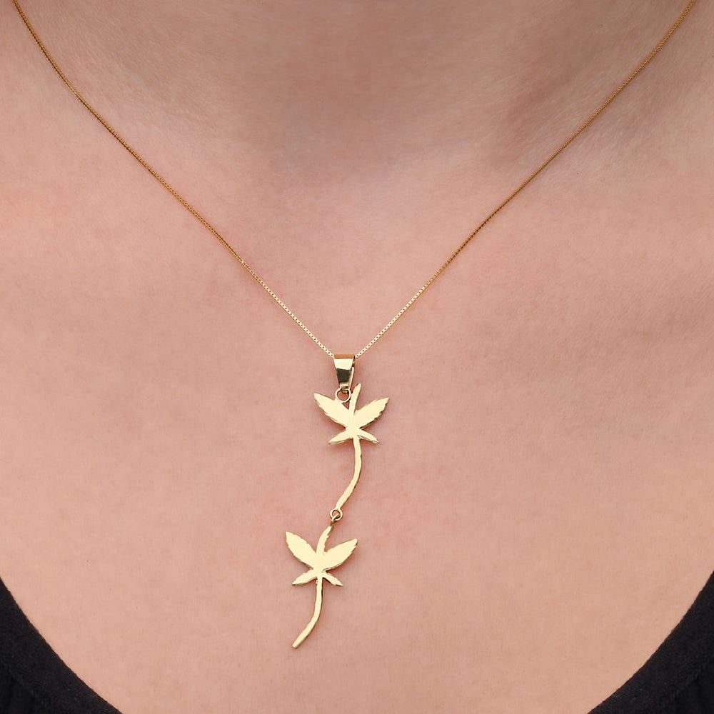Pingente Em Ouro Amarelo 18k Libélula