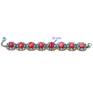 Pulseira Linha Premium em Prata 925 com Mix de Pedras