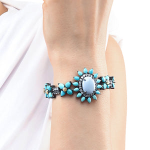 Pulseira Linha Premium em Prata 925 com Mix de Pedras