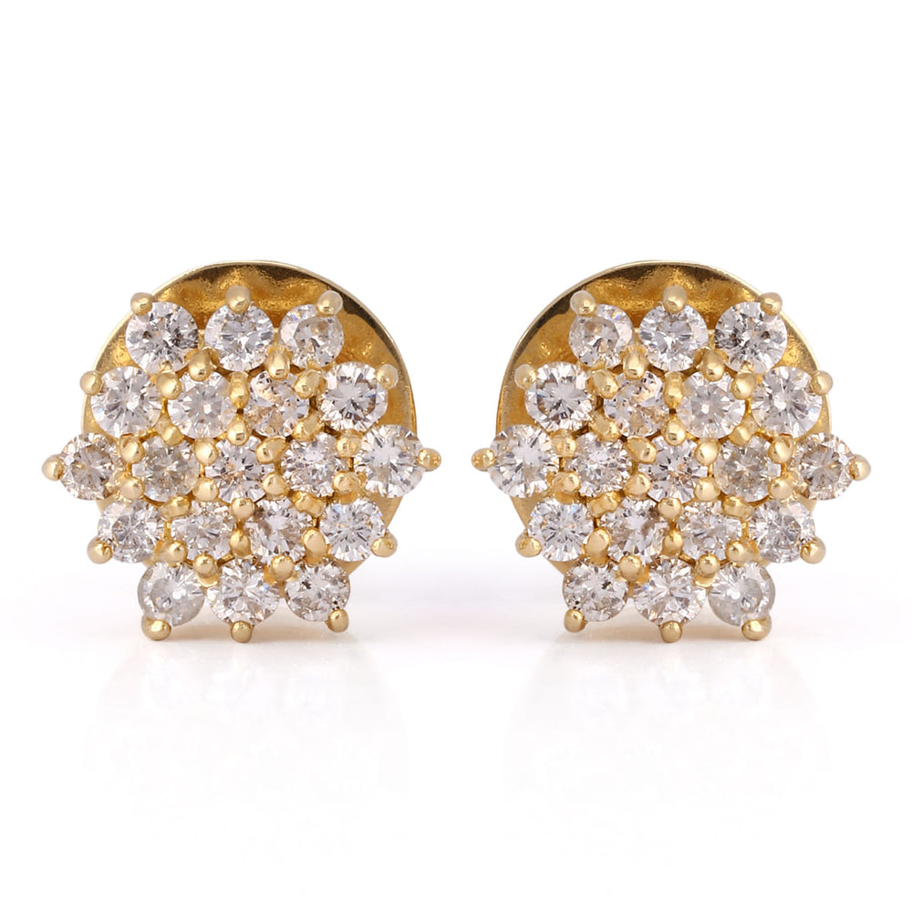 Par De Brinco em Ouro Amarelo 18k com Diamantes