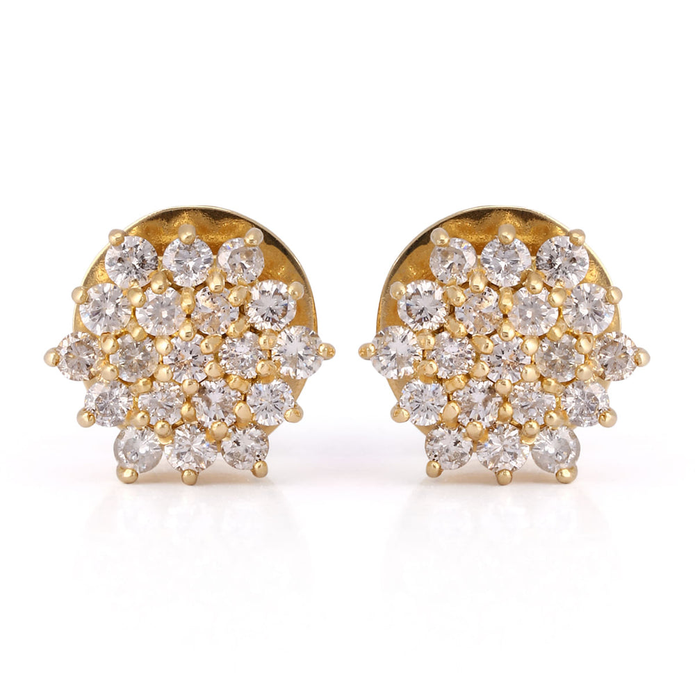 Par de Brinco em Ouro Amarelo 18k com Diamantes