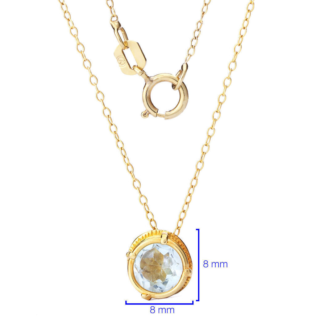 Conjunto em Prata 925 com Topázio Azul