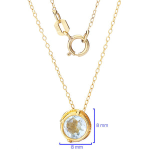 Conjunto em Prata 925 com Topázio Azul