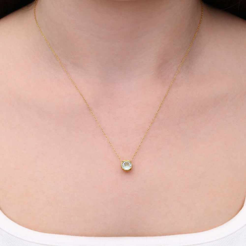 Conjunto em Prata 925 com Topázio Azul
