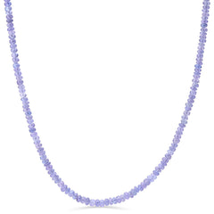 Colar em Prata 925 com Tanzanita Briolet