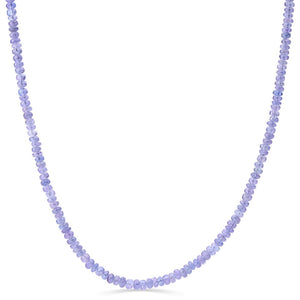 Colar em Prata 925 com Tanzanita Briolet