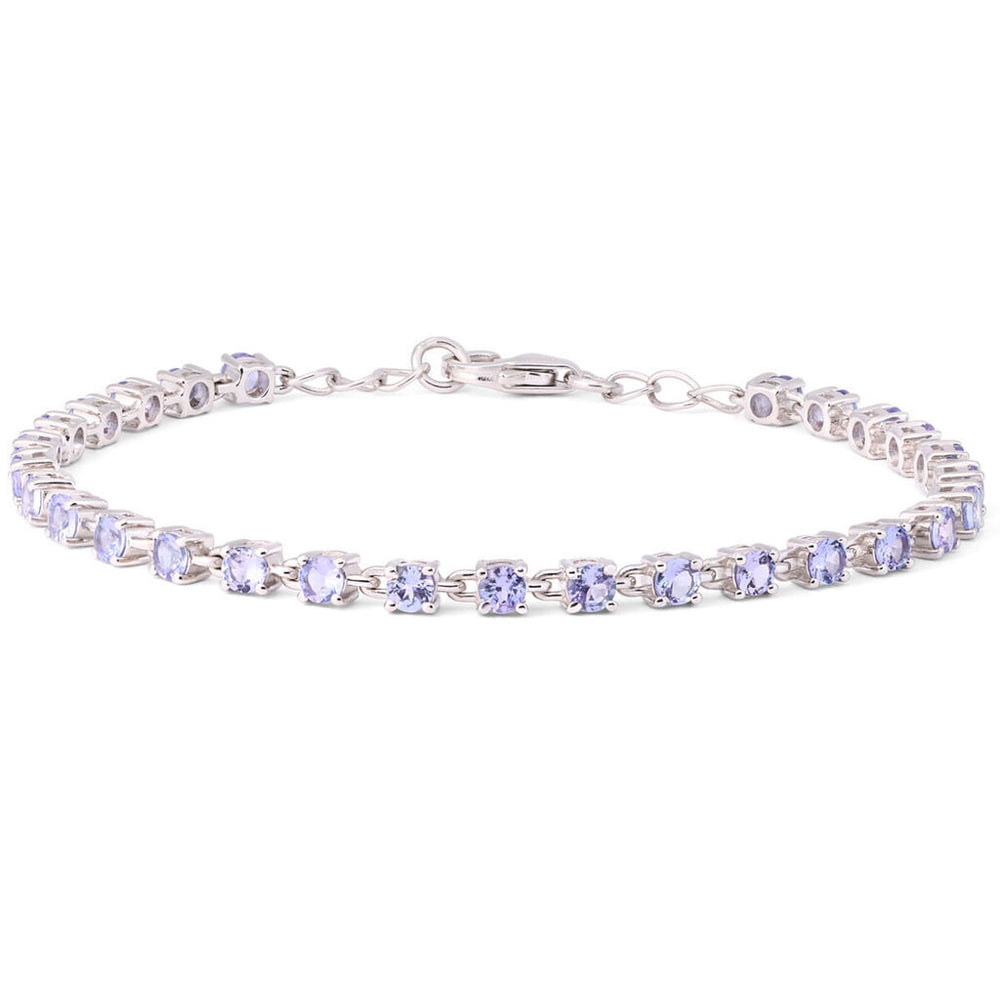 Pulseira em Prata 925 com Tanzanitas