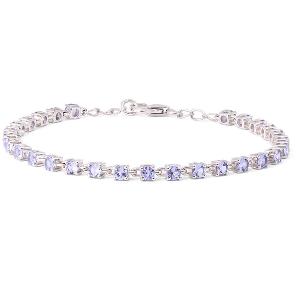 Pulseira em Prata 925 com Tanzanitas