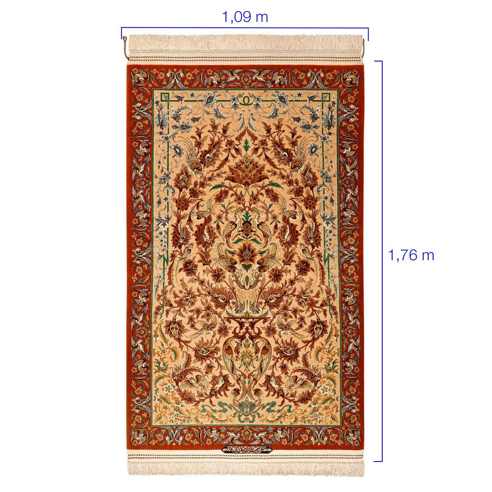 Tapete Iraniano Isfahan Mehndi