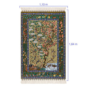 Tapete Iraniano Isfahan com Pedra