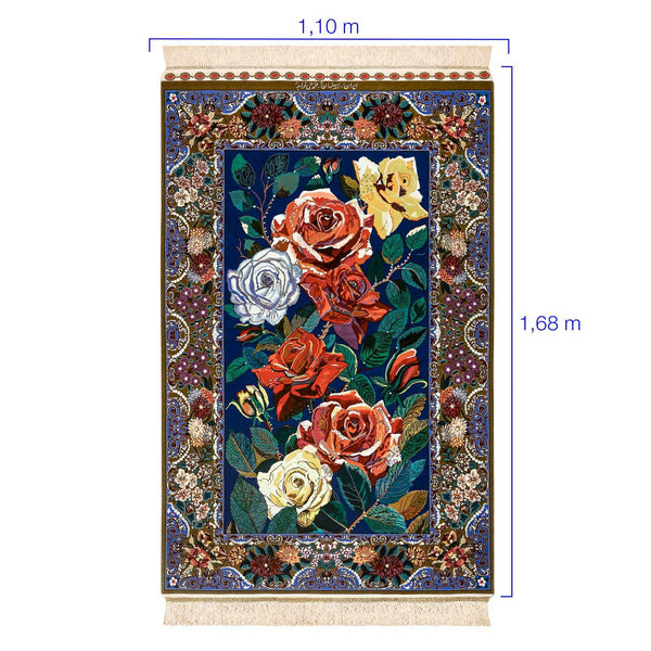 Tapete Iraniano Isfahan com Pedras