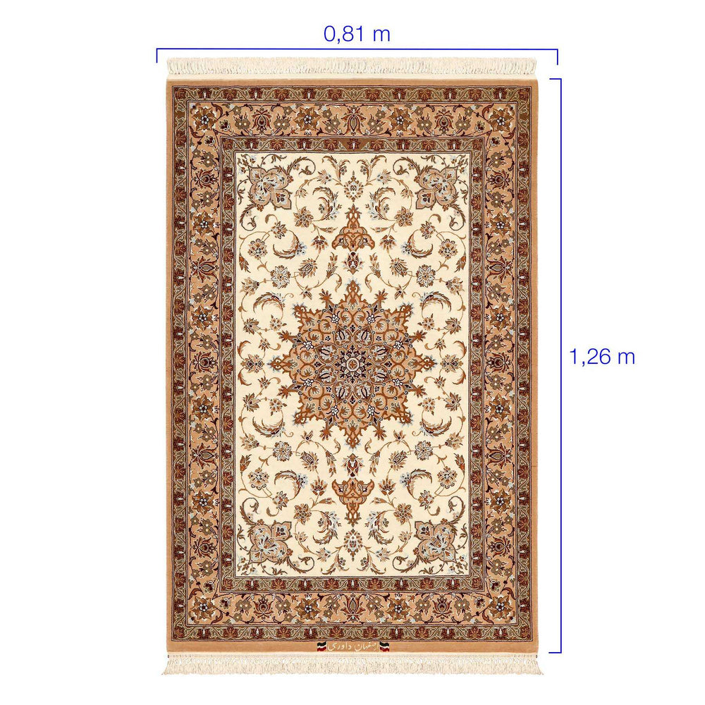 Tapete Iraniano Isfahan 1,26 x 0,81