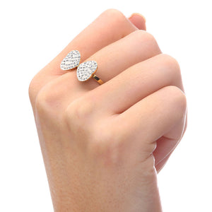 Anel em Ouro Amarelo 18k Cristal Swarovski