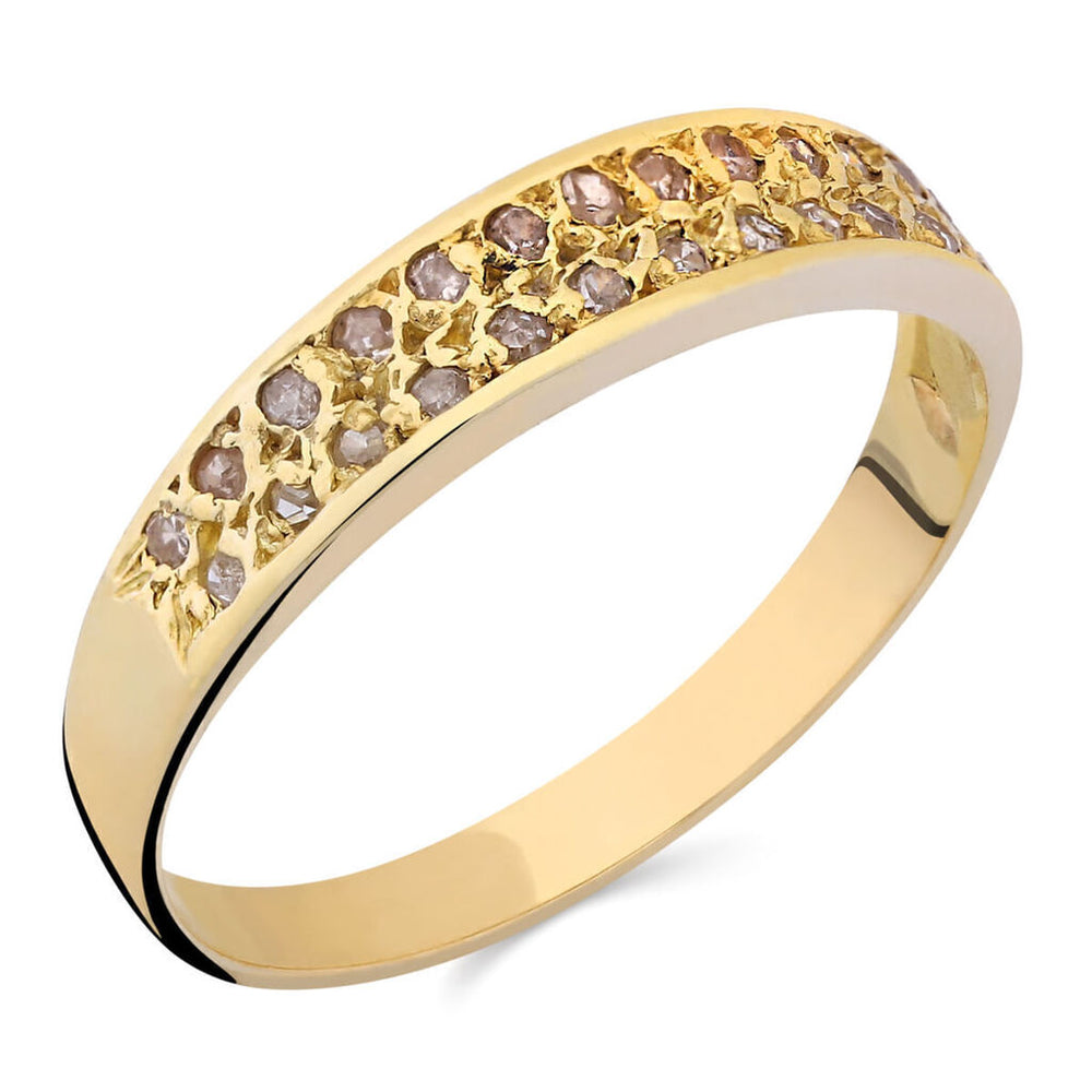 Anel em Ouro 18k com 26 Diamantes