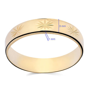 Aliança em Ouro Amarelo 18k