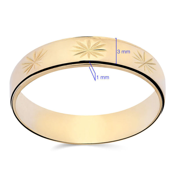Aliança em Ouro Amarelo 18k