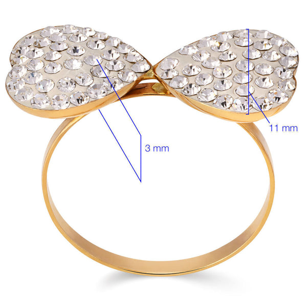 Anel em Ouro Amarelo 18k Cristal Swarovski