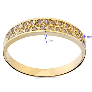Anel em Ouro 18k com 26 Diamantes