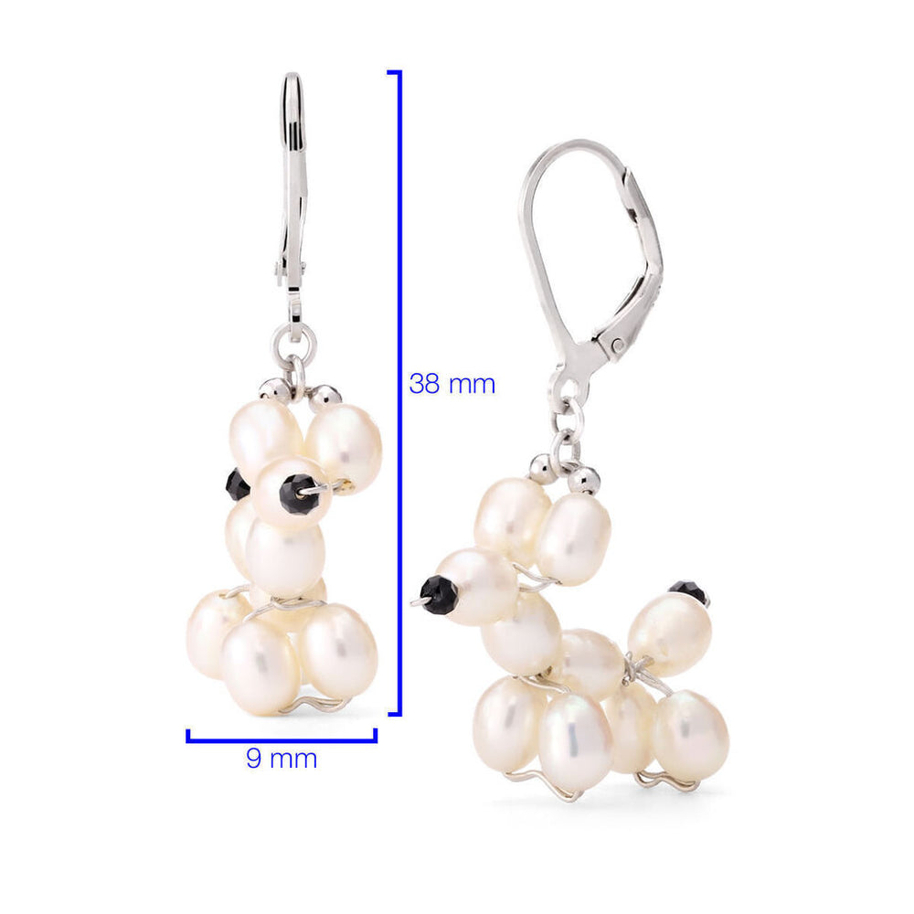 Anel Brinco e Pingente em Prata 925 Puppy (Cachorro) de Perolas Biva