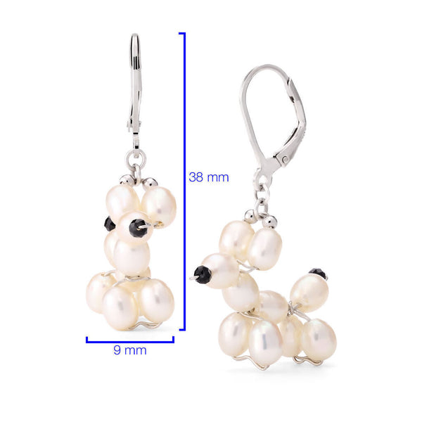 Anel Brinco e Pingente em Prata 925 Puppy (Cachorro) de Perolas Biva