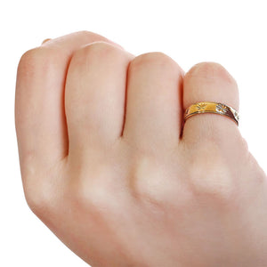 Aliança em Ouro Amarelo 18k