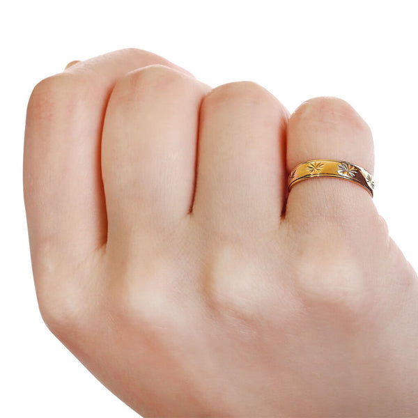 Aliança em Ouro Amarelo 18k