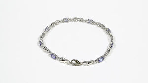 Pulseira em Prata 925 com Tanzanita 