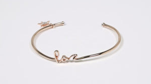 173595-Bracelete em Prata 925 Love Eva LaRue com Calcedônia e Diamante