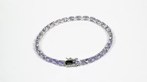 Pulseira em Prata 925 com Tanzanitas 