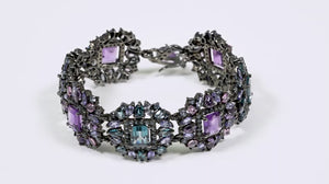 Pulseira Linha Premium em Prata 925 com Mix de Pedras